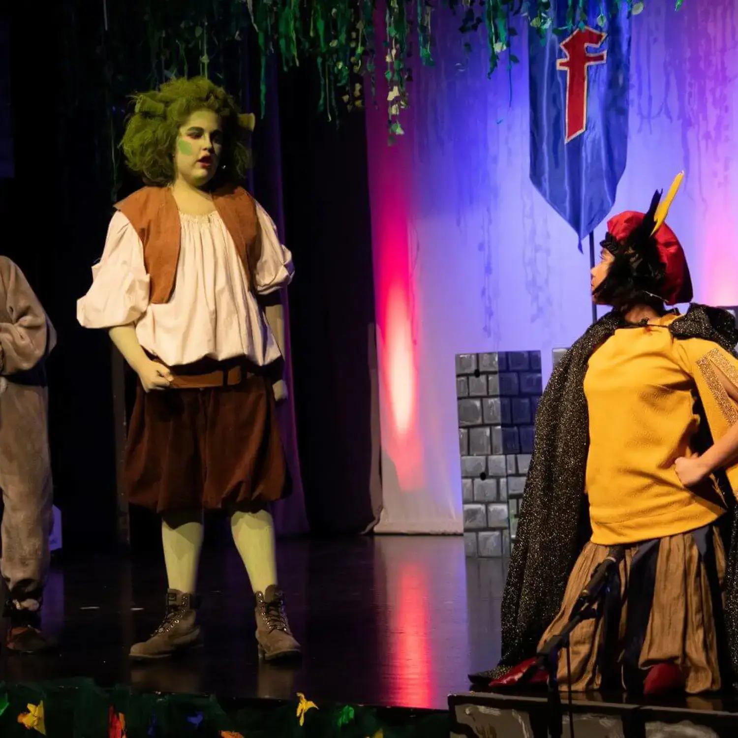 ISD pupils in a school play.
