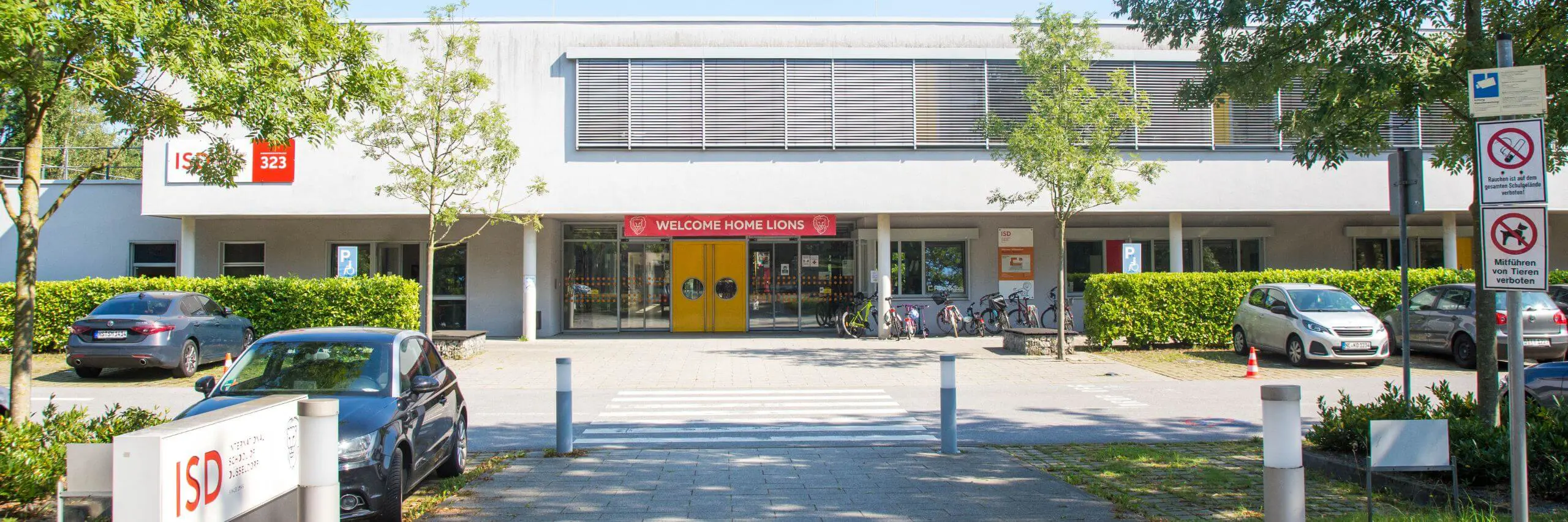ISD Elementary School building in the sunshine