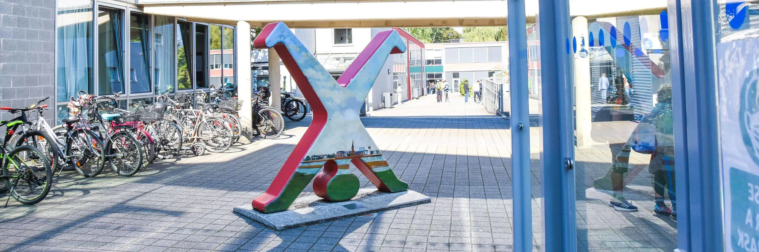 ISD Sculpture with bike rack