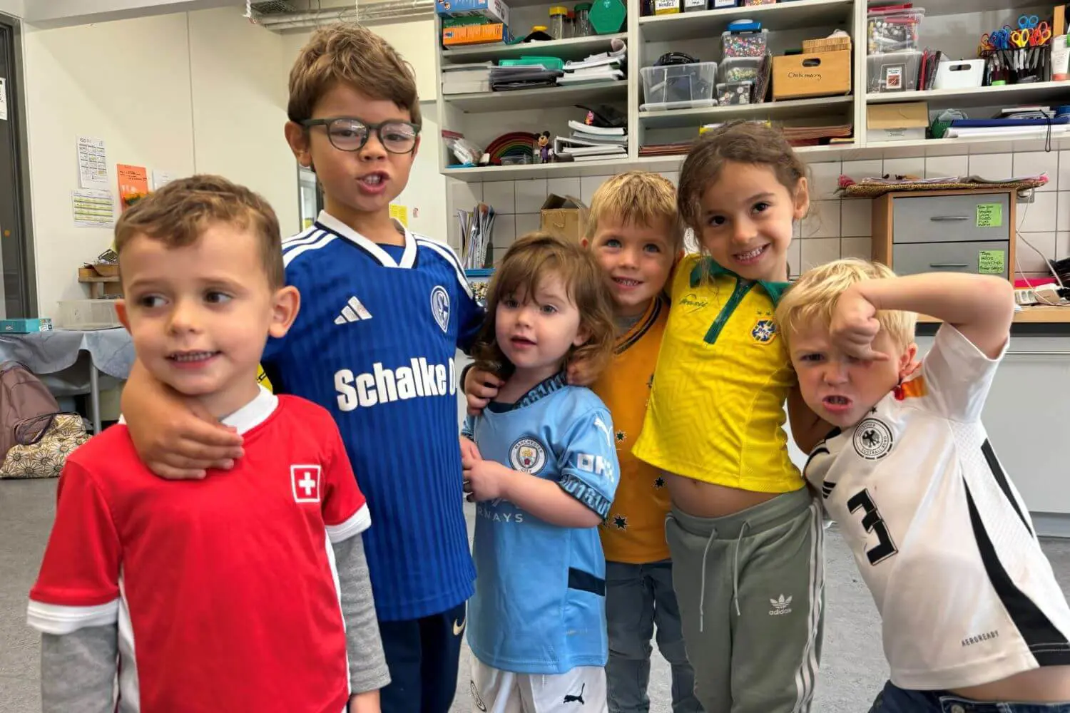ISD Elementary School pupils smiling.