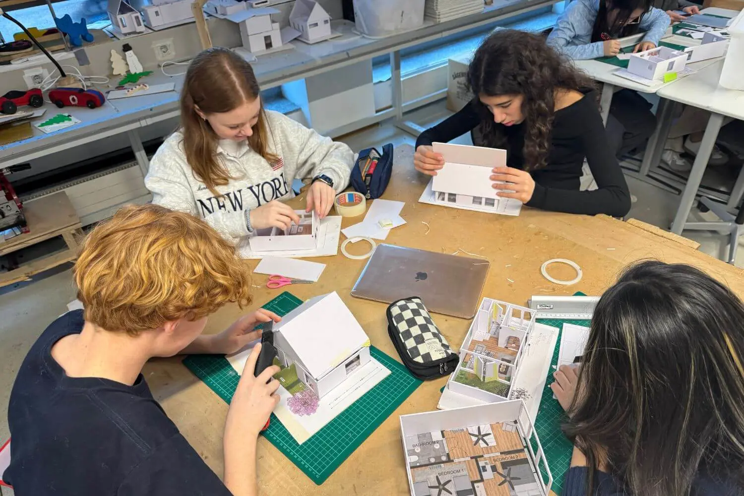 ISD pupils in a design lesson.