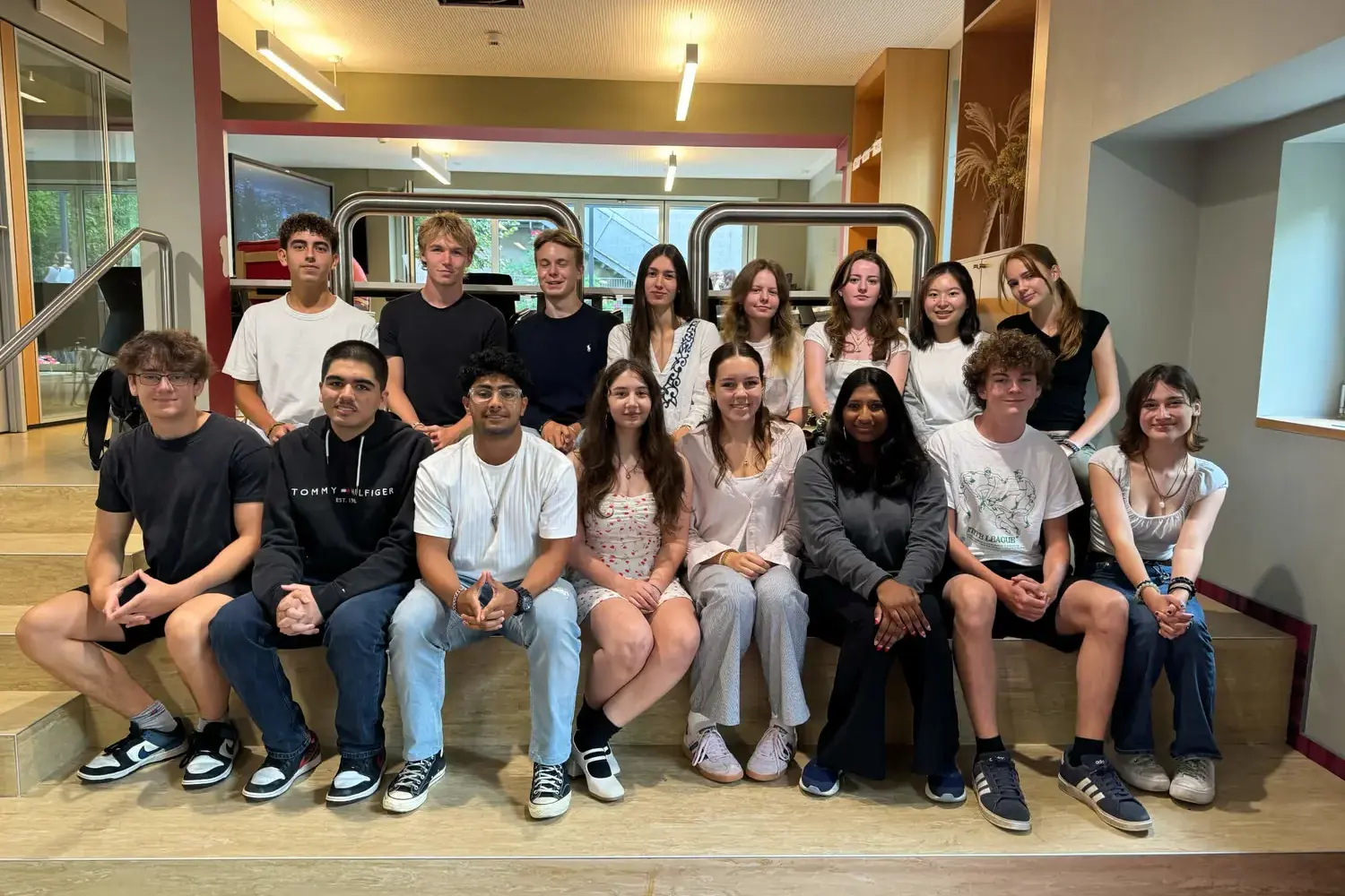 Group photo of ISD Senior School students