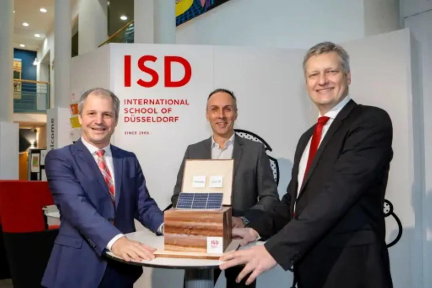 ISD and Grünwerke partnership announcement in making contributions towards achieving Düsseldorf’s climate targets.