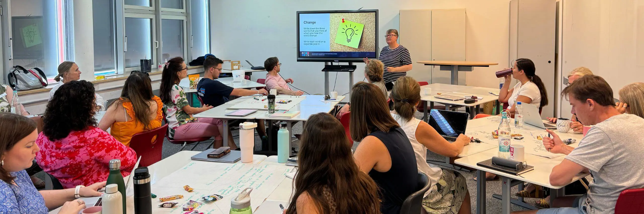 ISD staff in a child protection training session.